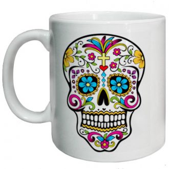 Caneca caveira la catrina