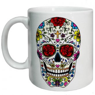 Caneca caveira la catrina