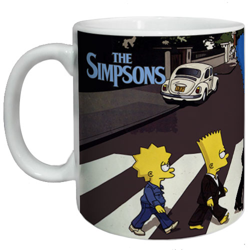 the simpsons abbey road