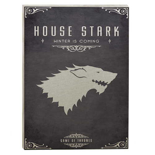 decorativo game of thrones house stark