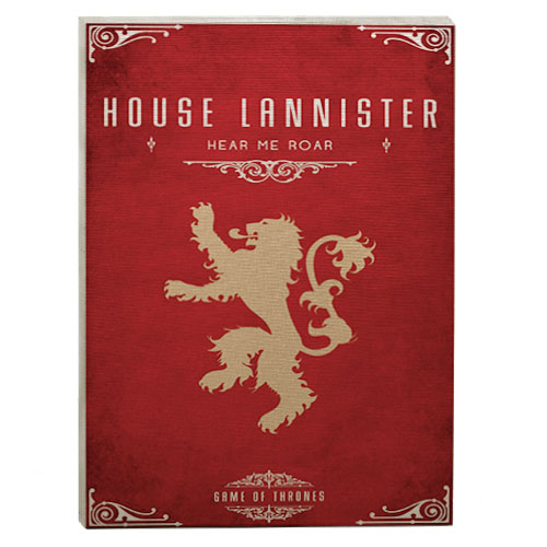 quadro house lannister game of thrones