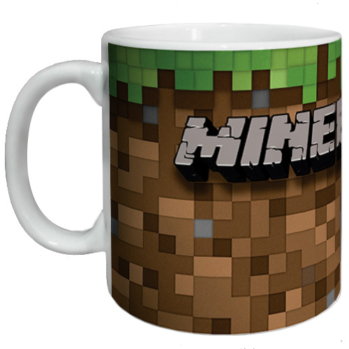 Logo Minecraft caneca