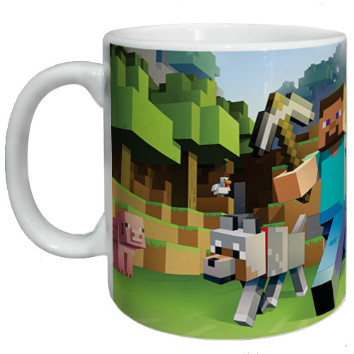 minecraft steve caneca