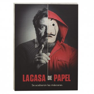 quadro decorativo la casa de papel