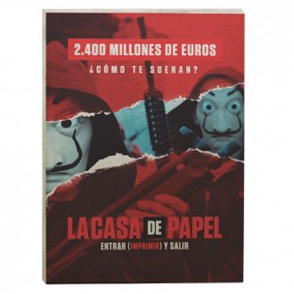 quadro decorativo série la casa de papel