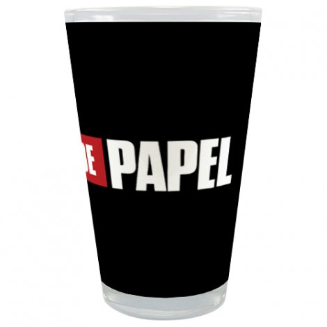 Copo de Vidro La Casa de Papel Logo