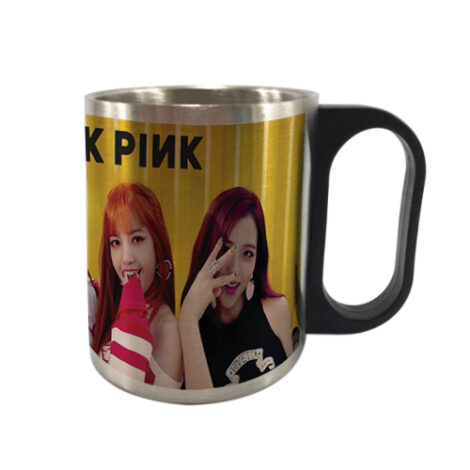 Caneca Inox Grupo Black Pink