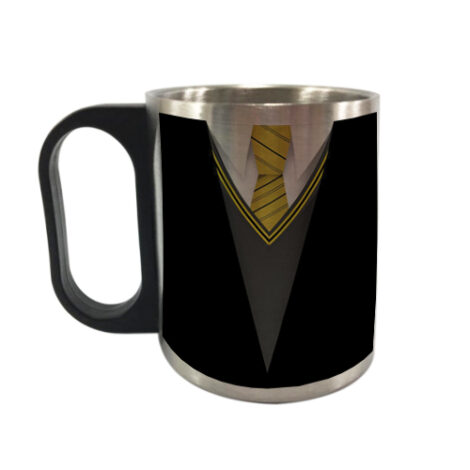 Caneca Inox Harry Potter Hufflepuffle